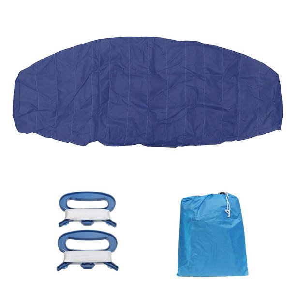 Vogacara Stunt Dual Line Power Kite Surf para adultos principiantes al aire libre Beach Flying Sport Juegos de césped azul