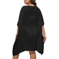 thumbnail image 2 of SAYFUT Women's Hollow Out Front Crochet Cover Up Sheer Beach Dress Swimwear Bikini Cover Up Dress, 2 of 3