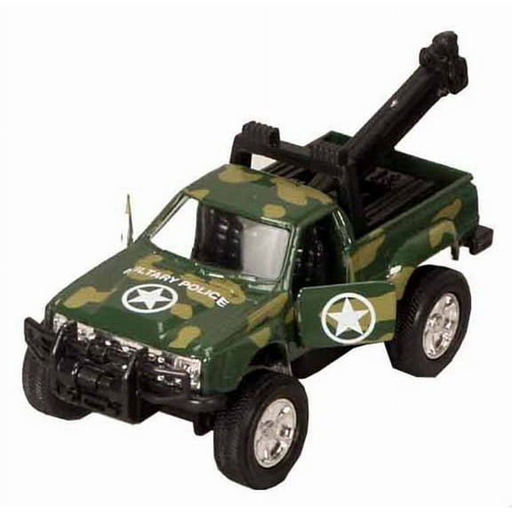Military Team - Tow Truck, Camouflage, Camouflage colors - Showcasts 9761MD - 4 Inch Scale Diecast Model Replica (Brand New, but NOT IN BOX)
