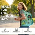 thumbnail image 6 of DISNIMO Cat Printed Cute Backpack for Kids Girls 17 Inch Lightweight Bookbag with Padded Straps for Elementary Middle Students, Back to School Gifts, 6 of 7