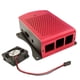 thumbnail image 1 of Carcasa de computadora de aleación de aluminio, caja de metal, carcasa protectora, disipador de calor con Rojo con abanico, 1 of 3