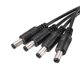 thumbnail image 3 of Divisor de cable DC 1 Hembra a 5 Macho 5.5mm x 2.1mm 36cm para CCTV Cámaras Unique Bargains, 3 of 5