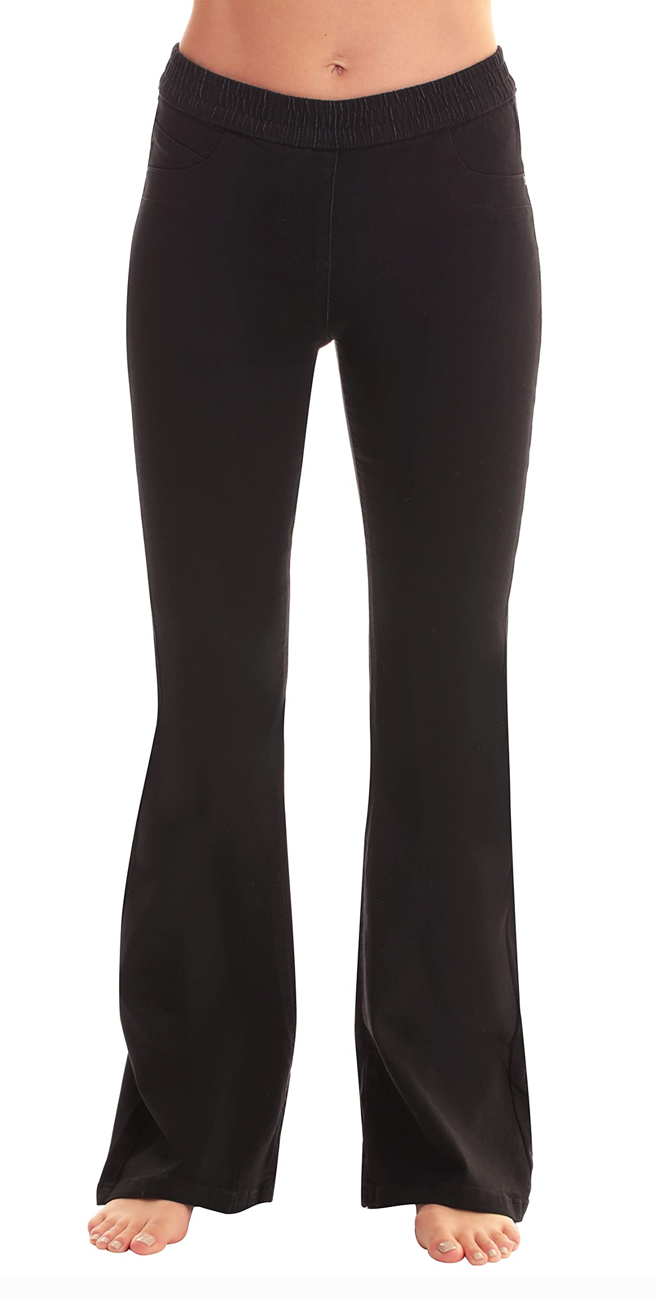 Black Solid Regular Fit Jegging main image 1