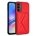 thumbnail image 3 of Back Wallet Case for Samsung Galaxy A05S with RFID Blocking Card Holders Stand Function Shockproof PU Leather Wallet Case with Wrist Lanyard for Samsung Galaxy A05S, Red, 3 of 9