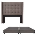 thumbnail image 1 of Box Base Cama King Size + Cabecera Titan Gris Dicasa Titan Bless, 1 of 8