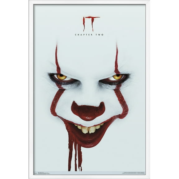 IT: Chapter 2 - Smile One Sheet Wall Poster, 22.375" x 34", Framed
