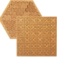 thumbnail image 1 of Fractal Tray Puzzles, Hard Difficult Wooden Jigsaw Puzzles for Adults, Unique Irregular Creative Labyrinth Impossible Difficult, Reverse Thinking Puzzle, No Image Puzzle (B+D), 1 of 8