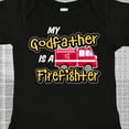 thumbnail image 4 of Inktastic My Godfather is a Firefighter with Fire Truck Boys or Girls Baby Bodysuit, 4 of 5