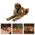 thumbnail image 2 of Gieenan Brass Sphinx Figurines Egyptians Styles Sphinx Statue Collectible Figurines Table Centerpieces for Living Room Bedroom, 2 of 12