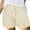 Beige, variant on WRXMIJNHGSA Clearance Sales Women's Shorts Women's Linen Wide Leg Pants Casual Loose High Waist Beach Haren Pants Pockets