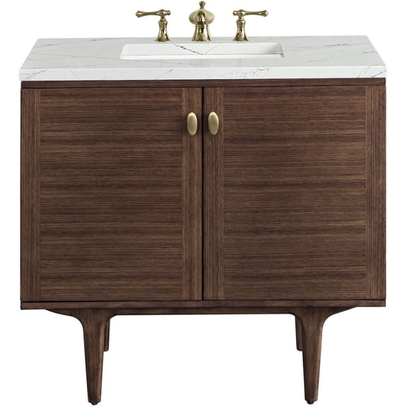 James Martin Vanities 670-V36-3Enc Amberly 36" Free Standing Or Wall Mounted Single Basin