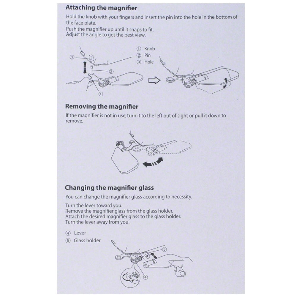 Optic Magnifiers 20/40/60, Janome #202130002