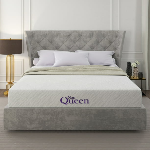 Nap Queen Elizabeth 8" Gel Memory Foam Mattress, Full