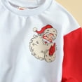 thumbnail image 2 of Toddler Christmas Sweatsuit Outfits Kids Boy Girl Xamas Tree Sweatshirt Long Sleeve Pullover Tops Jogger Pants, 2 of 9