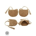 thumbnail image 4 of Luxtrada Woven Straw Handbag Crossbody Purse Envelope Shoulder Bag, 4 of 8