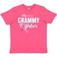 thumbnail image 3 of Inktastic Breast Cancer Awareness My Grammy is a Fighter Youth T-Shirt, 3 of 5