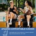 thumbnail image 7 of FREESKY Portable Stadium Seat for Bleachers, 2.8" Extra Thick Padded Cushion, 380lbs Capacity Foldable Chair with Back Support for Sports, Camping, Outdoor, Black, 7 of 7