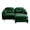 Green, variant on 74" Cloud Sectional Couch with L-Shaped Ottoman,Chenille Sofa for Living Rooms,Green