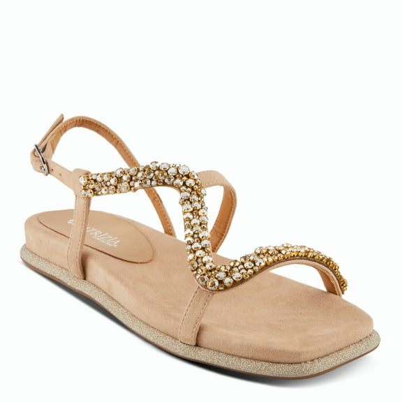 Patrizia Women's SHINYQUEEN Flat Sandals Tan EU 35 / US 5