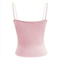 thumbnail image 4 of SHITINN Women's Basic Tank Tops Sleeveless Casual Camisole Pure Color Strappy Layering Piece for Everyday Wear Vacation Outfit 3x plus Top Long Sleeves Top Women Silk Camisole Women Top plus Size 1x, 4 of 5