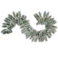 thumbnail image 2 of Admired by Nature GXW5946-SNOW 9 ft. Christmas Natural Pine Cone with Frosted Snow Garland 85 Tips, 2 of 3