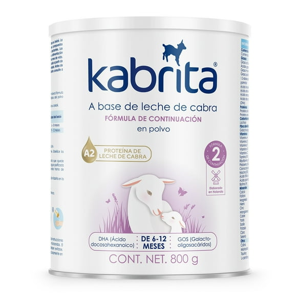 Fórmula para lactantes Kabrita etapa 2 de 6 a 12 meses 800 g