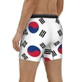 thumbnail image 2 of South Korean Flag Boxer Briefs Novelty Underwear With Fly Underwear For Men, 2 of 7
