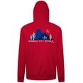 thumbnail image 3 of Men's Levelwear Red Kansas City Royals Panoramic Podium Hoodie, 3 of 3