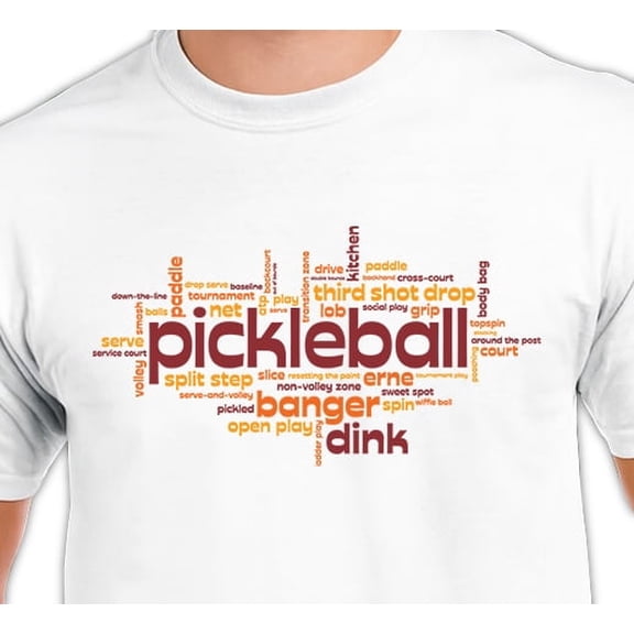 Retro Tshirt Design Vintage Style Sports Shirt Funny Present for Player Lightweight Tee Casual Wear Pickleball Top Gift Idea for Man or Woman