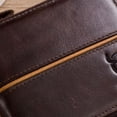 thumbnail image 3 of Men Genuine Leather Thick Wallet Multi-Card Card Holder Zipper Wallet - Black, 3 of 6
