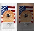 thumbnail image 2 of USA American Flag with Chow Chow Ceramic Night Light, 2 of 2