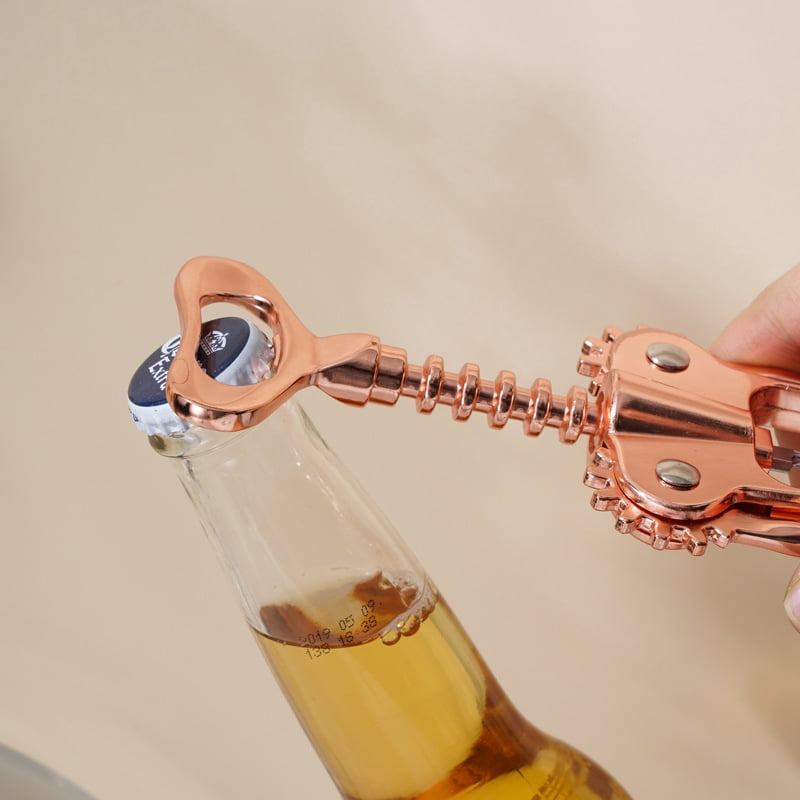 Lot De 12 Ouvre-Bouteilles En Bois Et Acier Inoxydable - Design Magnétique Pour Frigo - Cadeau Apéro Original