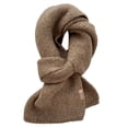 thumbnail image 2 of Opolski Winter Scarf Windproof Solid Color Soft Thick Knitting Keep Warm Cozy Unisex Korean Style Men Scarf for Outdoor, 2 of 8