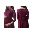 thumbnail image 3 of Maternity Photography Prop Long Pregnancy Three Quarter Dress For Pregnant Women, 3 of 4