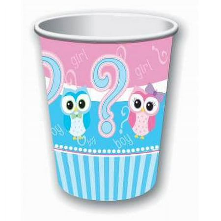 Gender Reveal 8 per Pack 9oz Beverage Cups - Party Supplies - 1 pack