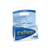 EarPlanes® Good for one round-trip flight, Ear Plugs Pair, Made of soft hypoallergenic silicone.