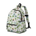 thumbnail image 2 of Dinosaur and Volcano White Pattern Cute School Backpack with Padded Back and Adjustable Shoulder Straps 13.4"x11"x4.7", 2 of 5