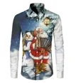 thumbnail image 3 of Gorro de Papá Noel con copos de nieve y diseño nuevo de diseñador para hombre, elegante, navideño, 2024, festivo, patrón HD, suave, cómodo, feliz año nuevo, 3 of 5