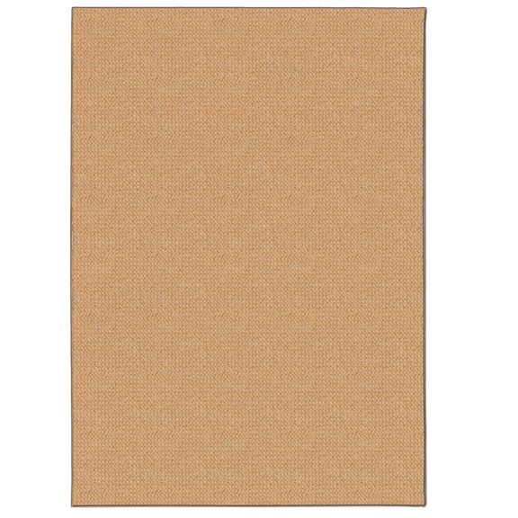 Linon Rhodes Area Rug, Sisal, 4ft x 5.7ft