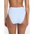 thumbnail image 2 of No Boundaries Cotton Ribbed Hi-Cut Brief Panty, Women's XS-XXXL, 2 of 4