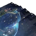 thumbnail image 3 of Yayeee Shower Curtain with Hooks 72"x72" Waterproof Fabric Bathroom Hanging Decor, Floral Occean, 3 of 5