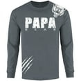 thumbnail image 1 of Men Papa Bear Scratch Long Sleeve Shirt, 1 of 2