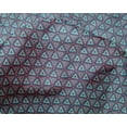 thumbnail image 5 of oneOone Silk Tabby Fabric Triangle Geometric Print Fabric BTY 42 Inch Wide, 5 of 5