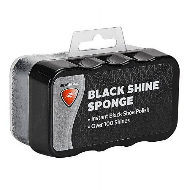 Éponge Brillance Noire Semelle Souple