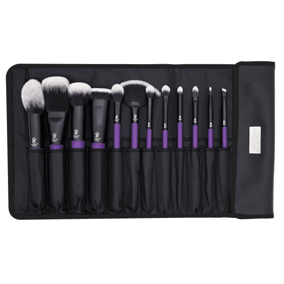Moda Brush Pro Purple 13pc Makeup Brush Kit