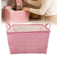 thumbnail image 2 of Rectangular Storage Basket Fabric Organizer Bin, Dienrx Storage Boxes Collapsible Storage Basket for Clothes Books Shelves Baske, 2 of 9