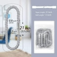 thumbnail image 2 of 2 Paquete de fuertes lazos de cortina magnética Cortinas de cuello de estilo simple moderno Correas de cuerda de tejido decorativo convenientes para cortinas delgadas o gruesas para cortinas de ventanas de hogar y oficina delgadas o gruesas (gris plateado) oso de fresa Electrónica, 2 of 6
