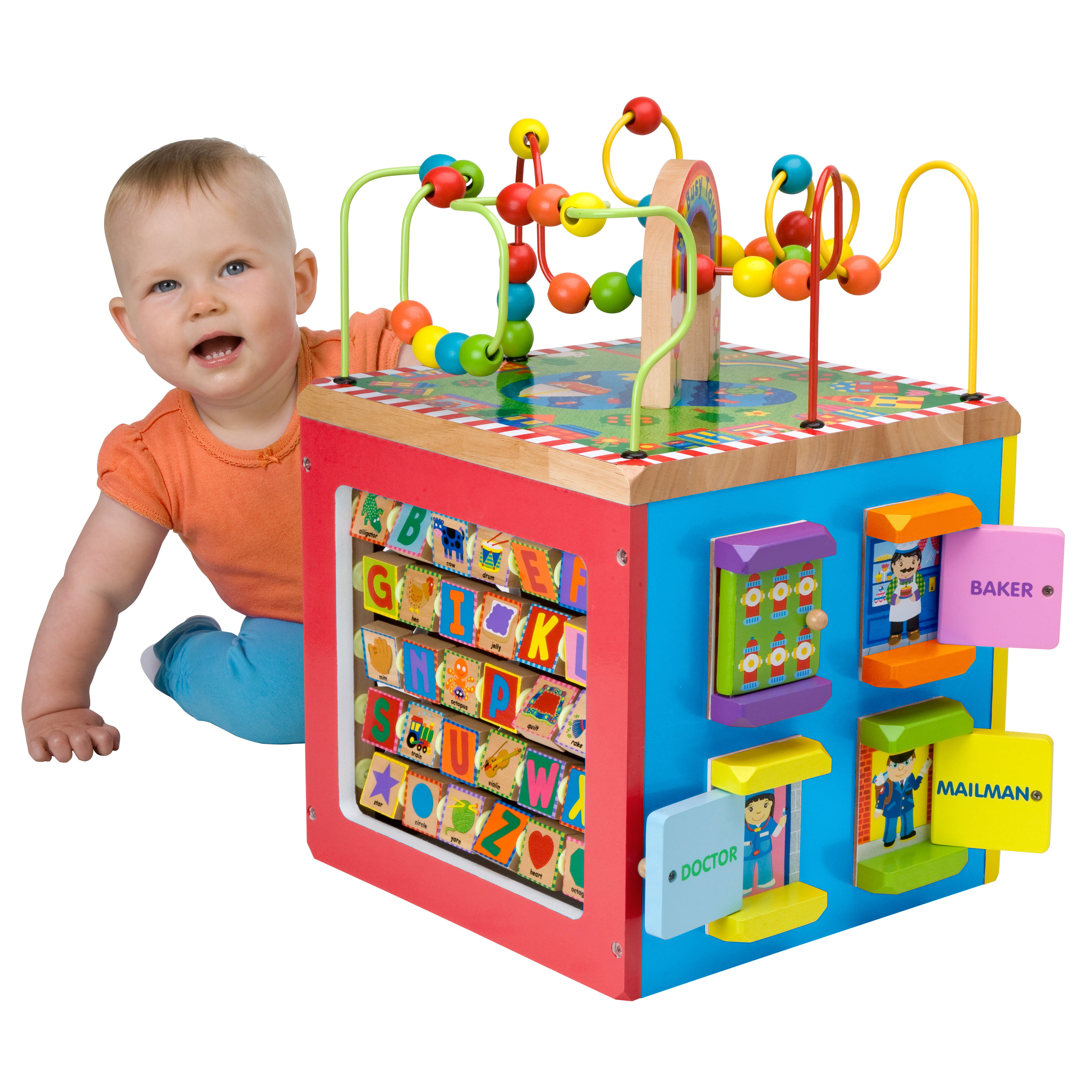 baby activity center box