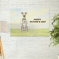 thumbnail image 2 of Cute Whippet Loves Dad Happy Father's Day Horizontal Matte Canvas Poster Dog Lover Wall Art Home Decor - 12008, 2 of 5