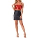 thumbnail image 2 of INSPIRAR CHIC Top de Cami de Mujer sin Mangas con Tirantes Espagueti para Fiesta Brillante y Metálico XL Rojo, 2 of 6